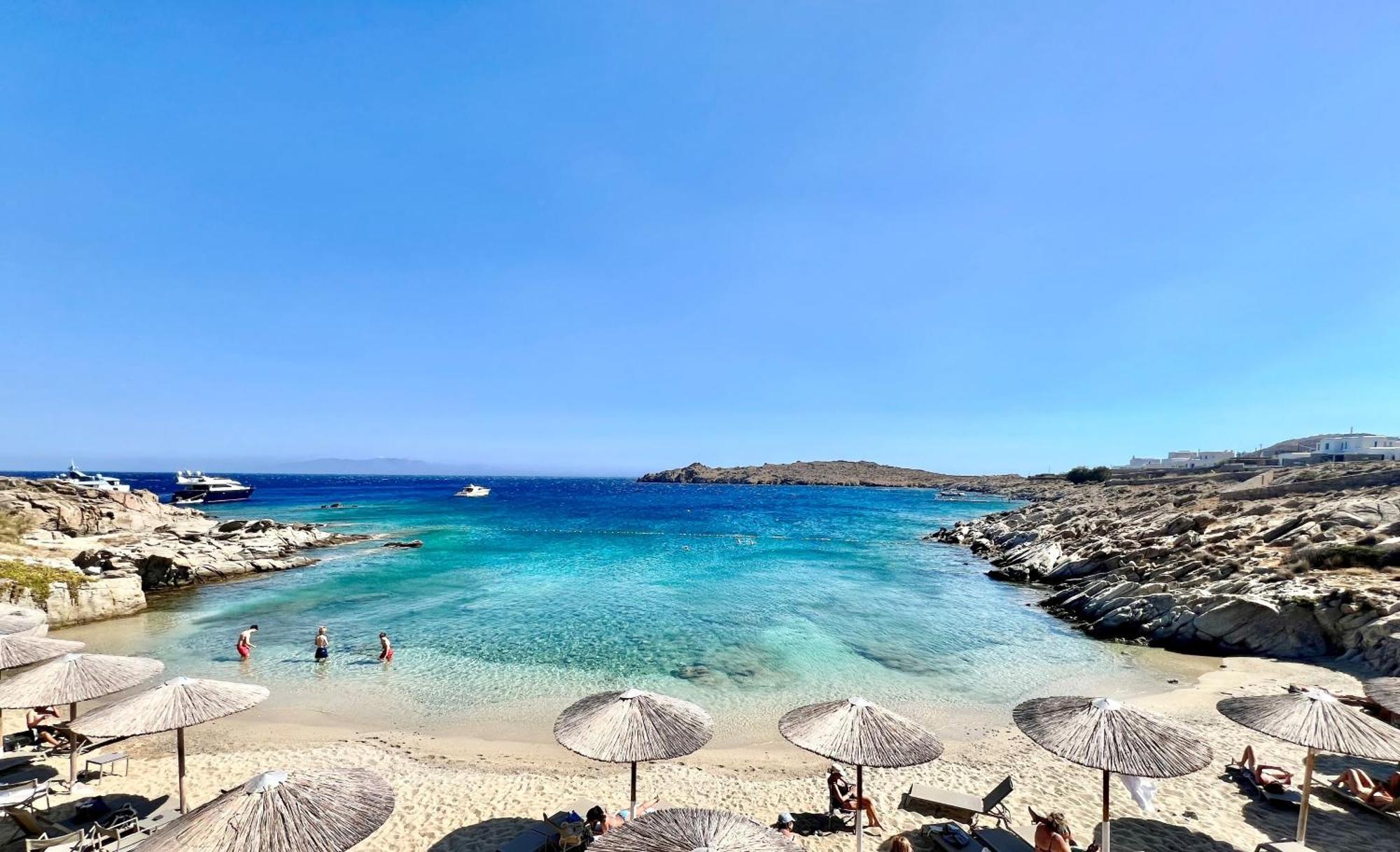 Healthy House Mykonos Villa Ornos  Exterior foto